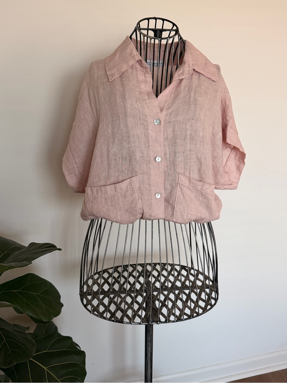 Luxury Linen Blouse